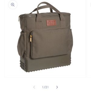 New with tags. Olive green Bogg canvas backpack.